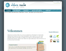 Tablet Screenshot of deluxemedia.dk